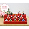 Glass Square Lovely Glass Hina Dolls, Small