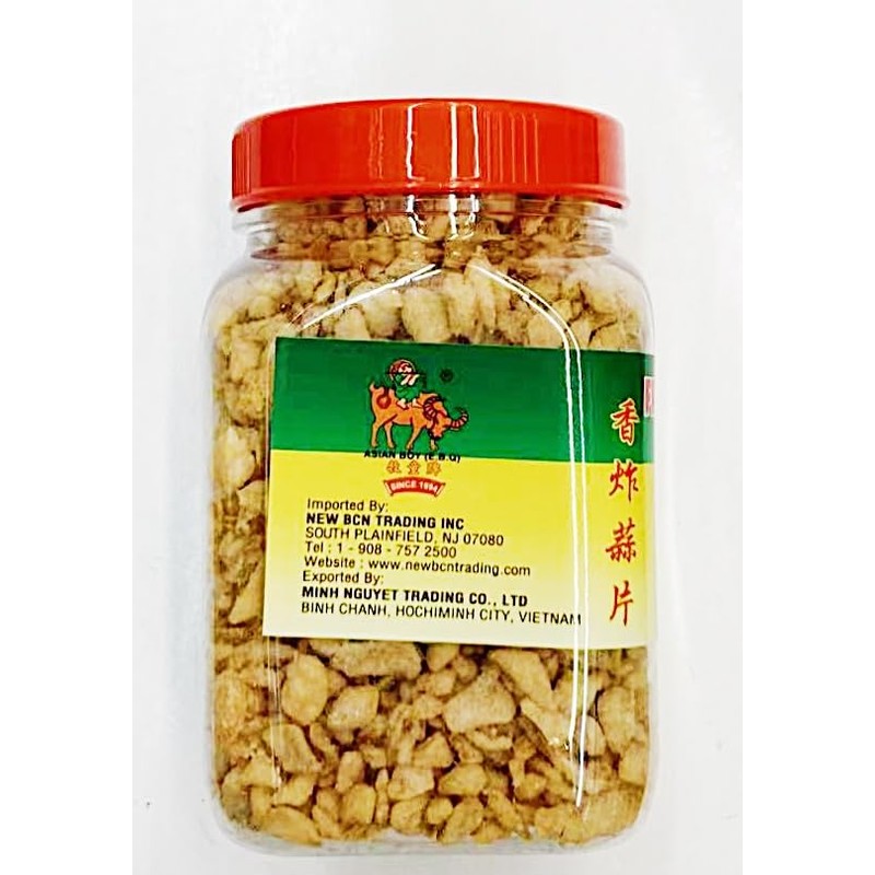 Fried Garlic Crushed, Vietnamese Style Garlic Topping, 3.5 oz, Pack