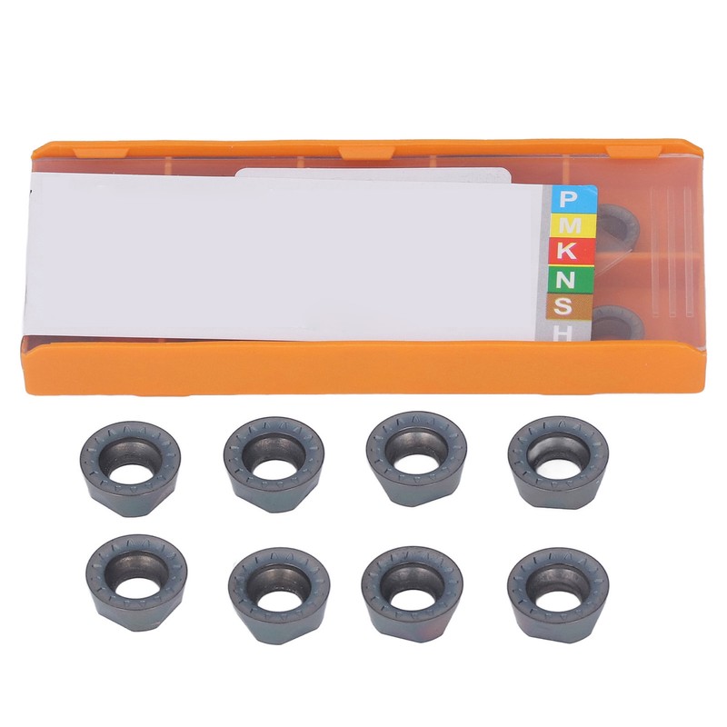 10Pcs Carbide Turning Inserts Round Coated Blade for Wood Metal