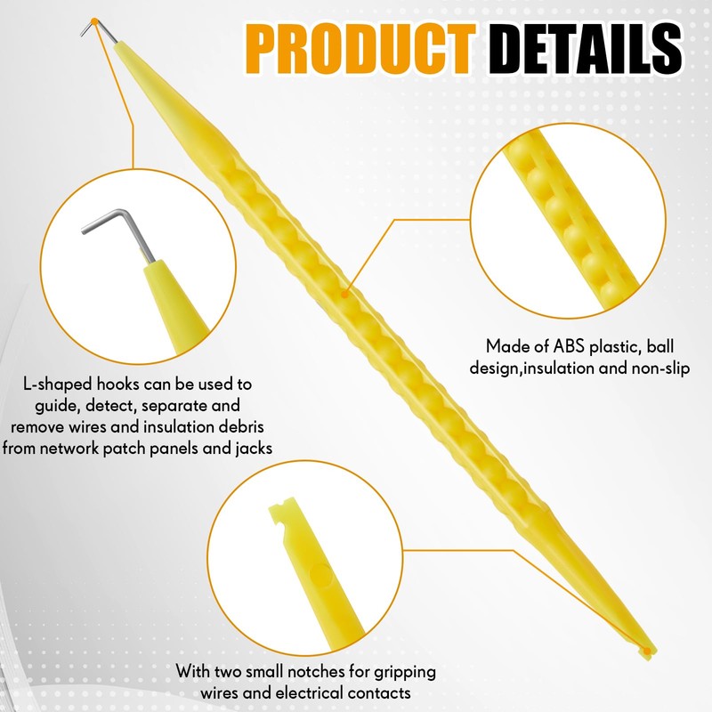 Daifunli 5 Pcs Probe Pick Spudger Tools Bulk Nylon with