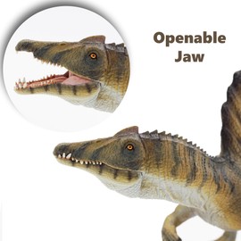 Gemini&Genius Spinosaurus Action Figure Toy, Spinosaururs Dinosaur with Moveable Jaw, Beautiful and Accurate Sculptures of Dino Toy Figure, Collection, Display & Play for Kids Dino Lover
