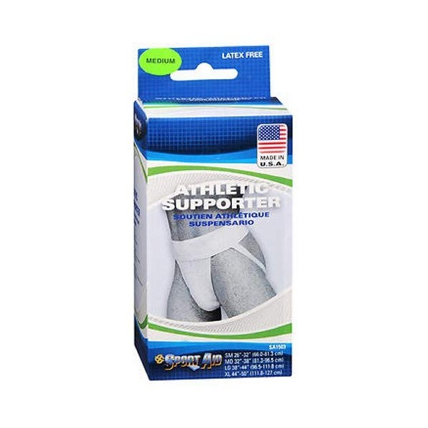 Sport Aid Athletic Supporter Medium - 1 ea., Pack of 6