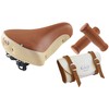 Tris Montegrappa (Cream/Honey/Cream/Honey/Honey): Vintage Saddle MOD. 08/F + Bag MOD