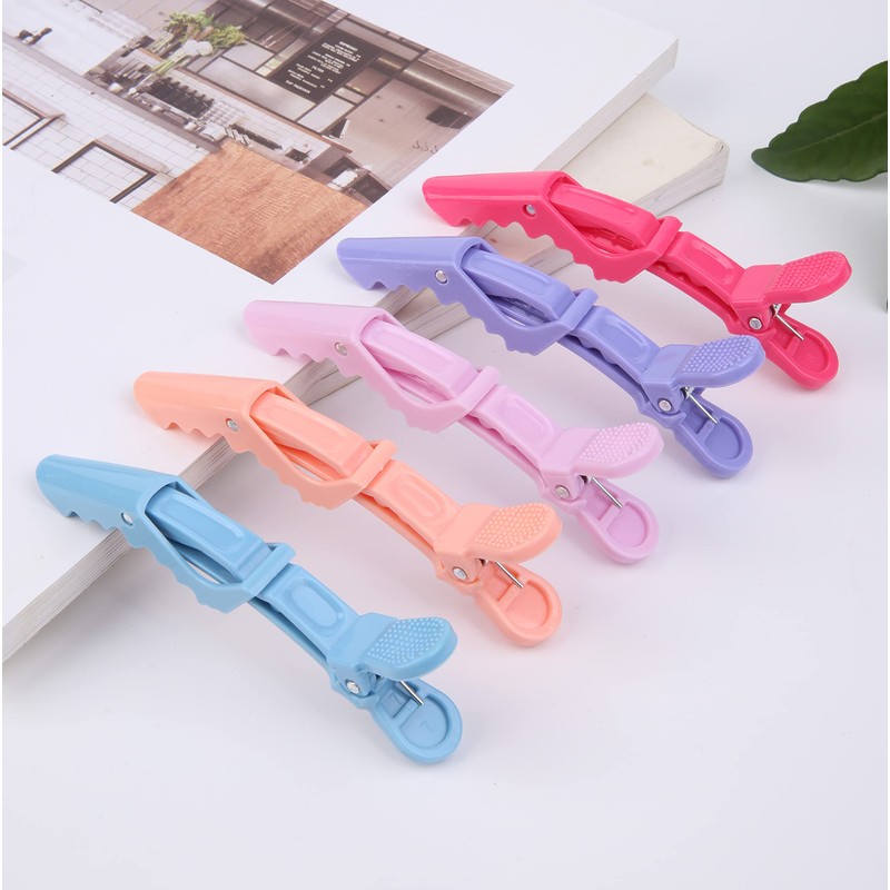 HH&LL Hair Clips for Women 10 Pack Wide Teeth &