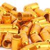 GUB 50Pcs Aluminium Alloy Schrader Valve Cap Bicycle Tyre Nozzle