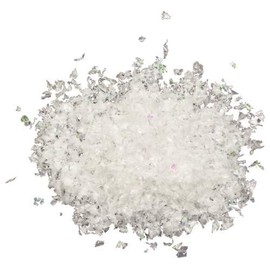 Riffelmacher 14191 - Kristallschnee, 100 g, Kunstschnee, Pulverschnee, Schneeflocken, Weihnachten, Dekoration, Winter, Winterlandschaft, Adventskranz, Krippe