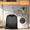 Large Laundry Bag,2 Pack Waterproof Travel Laundry Bag,Foldable Dirty Clothes