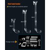 KINGYEENUO Shrimp Feeder Set - Aquarium Fish Feeder Tube Kit