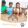 Kisangel Funny Bridge Toy DIY Train Accessory Model Train Bridge