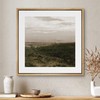 SIGNWIN Framed Canvas Print Wall Art Cloudy Stormy Brown Countryside