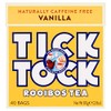 Tick Tock Rooibos Vanilla Tea, 40 Teabags (Pack of 4,