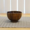 Set of 4 Japanese Style Solid Wood Bowl Children Kids