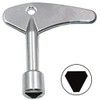 2PCS Triangle Key Utility Service Key Gas Electric Elevator Emergency