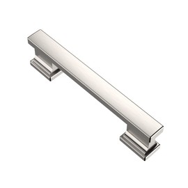 Alzassbg 10 Pack Brushed Satin Nickel Cabinet Pulls, 3-3/4 Inch(96mm) Hole Centers Kitchen Cabinet Handles for Cabinets and Drawers AL3061SN