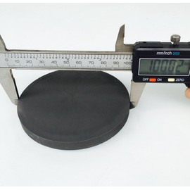 OTOOLWORLD 99.9% Purity Graphite Ingot Block EDM Graphite Plate Milling Surface (100MMx10MM)