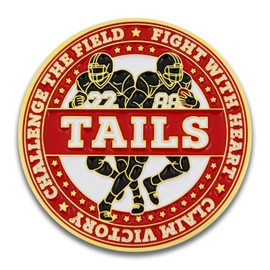 American Football Commemorative Coin Perfect for Teamwork & Spirit, Perfect for Football Fans Gifts, Coach Gifts