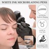 Dwzain 4pcs Skin Marker Pen,brow mapping pen,white pencil for skin