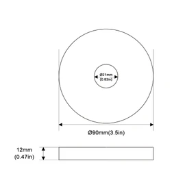 OFFO Extra Large Shower Arm Flange Oil Rubbed Bronze 3.5" in Outer Diameter Replacement Shower Head Arm Escutcheon Plate Suitable for Most Brands Shower Head Arms