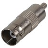 Adaptor, Phono Plug to BNC Socket, Inter-Series adapters Connectors Qty