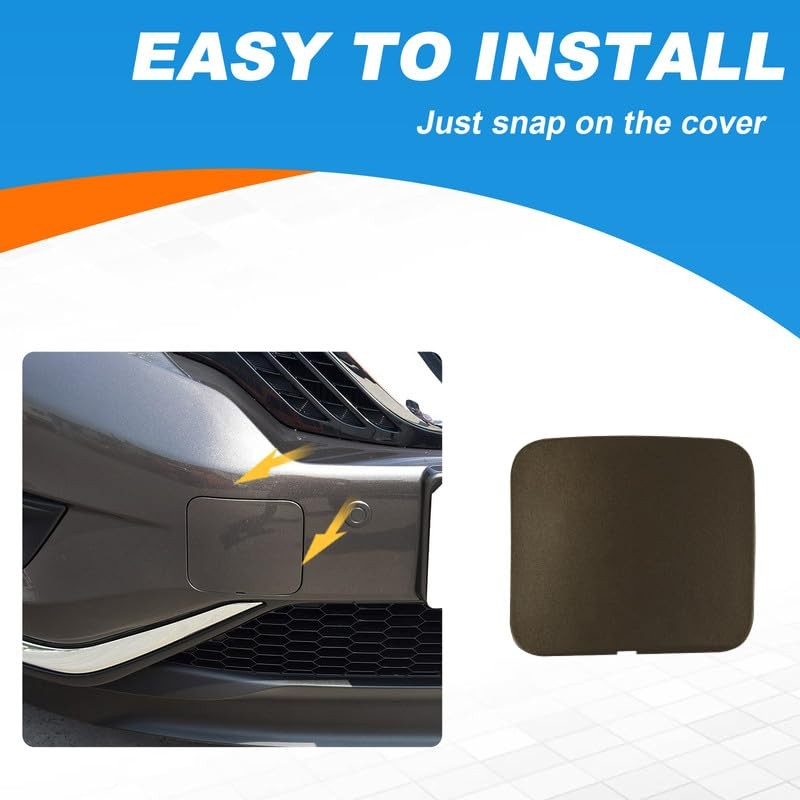 Car Front Bumper Tow Hook Cover Cap Towing Eye for