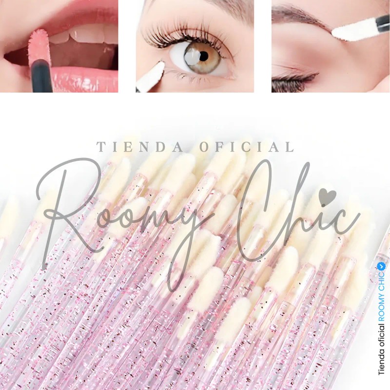 300pzs Lip Brush Desechable Para Pestañas Microblading Labio