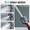 13 Inch Rainfall Shower Head with Multi-Function Handheld Sprayer Combo,