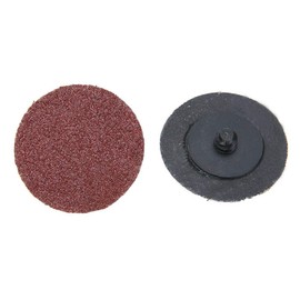 TOOLSTAR Quick Change Discs, 25pcs 50MM Quick Change R-Type Discs 2-Inch Sanding Discs for Rotary Tool Sanding and Surface Blending - 36 Grits