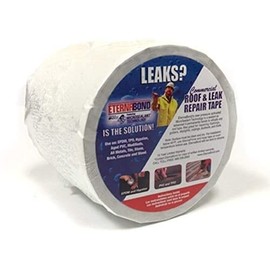EternaBond H.B. Fuller RoofSeal White 6" x10' MicroSealant UV Stable Seam Repair Tape | 35 mil Total Thickness | EB-RW060-10R - One-Step Durable, Waterproof and Airtight Repair
