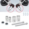 KACCDE Motorcycle Modification 13-19mm Expansion Screw Hand Guard Handlebar End