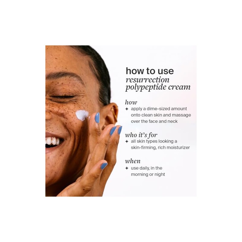 Cocokind Crema Polipeptídica Resurrection Hidratante Facial Péptidos Escualano Antienvejecimiento
