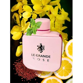 Le Grande Rose Pour Femme Eau de Parfum 3.4 Fl. Oz. Floral Woody Musk fragrance for women.