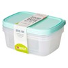 Wham Everyday Food Box & Lid 2Ltr Clear/Assorted (Pack 3)