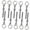 M6 x 80mm Lifting Long Eye Bolt Longshank with Full
