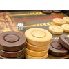 Melia Games Backgammon Olive Wood Replacement Tiles Standard Size 35