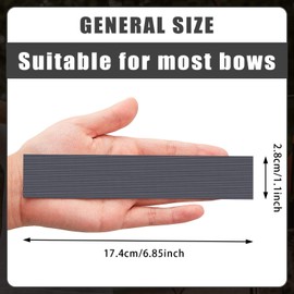 Skylety 4 Pieces Bow String Silencer Dampeners Noise Recurve Bow String Whiskers Silencers Noise Cancelling for Recurve Compound