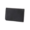 Dakota DA-35870 Women's Business Card Holder, Genuine Leather, Black