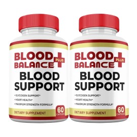 BloodBalance 2-Pack Blood Balance Plus Capsules, BloodBalance Plus for Blood Support-120 Caps