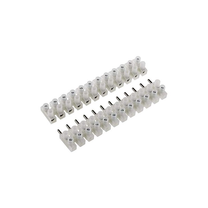 Lustre Terminals, Cable Connectors, Brass Insert, Transparent (2.5 to 4