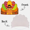 36 Pcs Thanksgiving Turkey Hats Thanksgiving Turkey Decoration for Adjustable