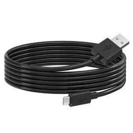 PwrON Replacement USB Charging Cable for Noise Cancelling Headphones 700 USB-C Cable (3ft Black)