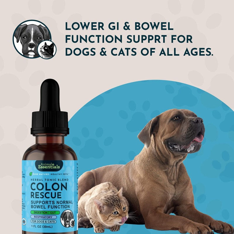 Animal Essentials Colon Rescue for Dogs & Cats - Constipation