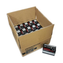 Powernail PSA1110D 20 Gauge 13/32 Inch Crown 3/8 Inch Length Divergent Point Collated Galvanized Staples, A11 / T50 Series (Box of 100,000)