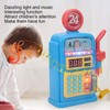 Simulation Gas Station Scene Model Toys Sound Light Music Children