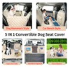 Bark Lover Dog Car Seat Cover for Back Seat Car