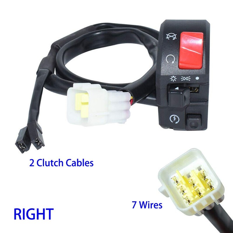 BESTEU 1 Pair Motorcycle Switch Handlebar Switch Controller Switch Motorcycle