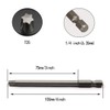 10PCS 4"/100mm T25 Torx Head Screwdriver Bit Set, 1/4 Inch