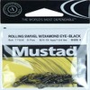 Mustad Diamond Eye Swivel Fishing Equipment (8 Pack), Size 4