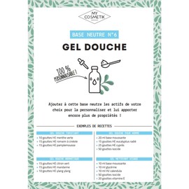 Neutral Base for Adjustable Shower Gel - MY COSMETIK - 500 ml