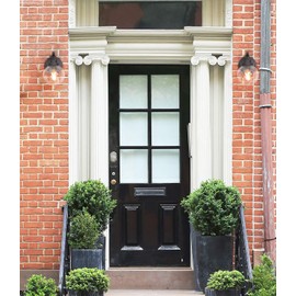 LNC Outdoor Sconces Wall Lighting, Seeded Glass Globe, Rustic Bronze Finish, E26 Socket, Weather-Proof Exterior Wall Light Outdoor Light Fixtures for Porch, Yards, Front Door