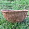 Selections Pack of 5 Round Coco Garden Hanging Basket Planter